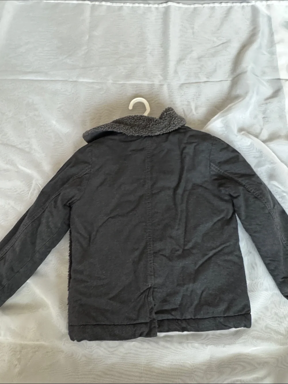 OshKosh B'gosh Black Sherpa-Lined Pea Coat for Kids